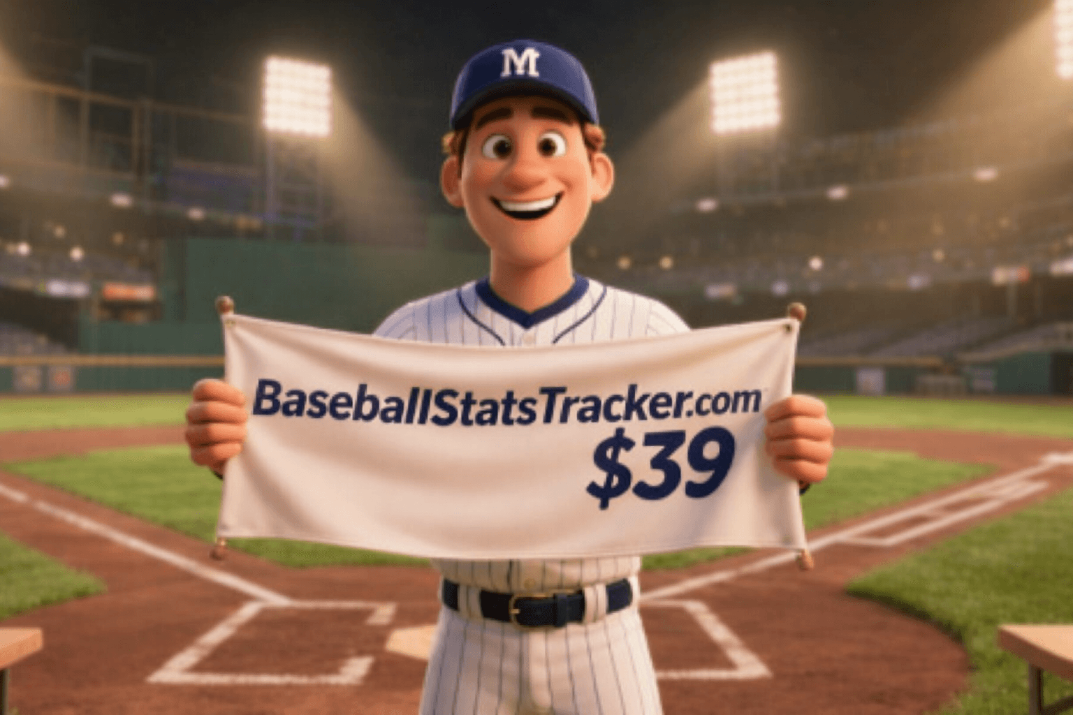 Baseball Stats Tracker app showing live game scoring, batting stats, and spray charts for youth baseball and softball teams